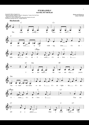 ブラスバンド楽譜　De Lovely ブラスバンド楽譜 De Lovely ブラスバンド楽譜 De Lovely It's