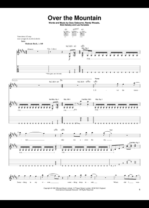 Ozzy Osbourne Band Score 楽譜 4冊セット スコア Ozzy Osbourne Band