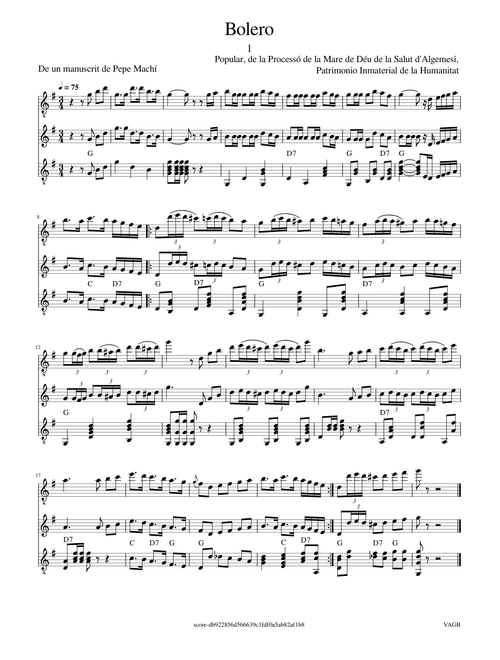 BOLERO D'ALGEMESI 1 – Garcia Breso