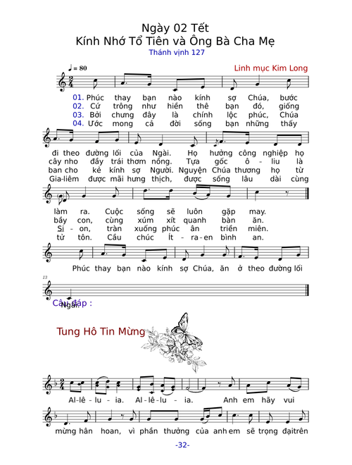 32. Lễ Mồng Hai Tết Nguyên Đán - Tv 127 – Lm. Kim Long
