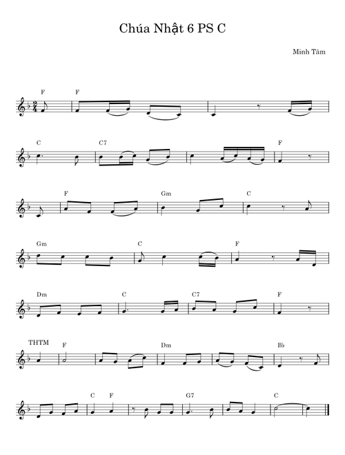 Chúa Nhật 6 PS C - Minh Tâm