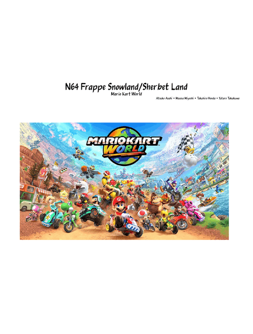 N64 Frappe Snowland/Sherbet Land (Mario Kart 64) (Day) - Mario Kart World