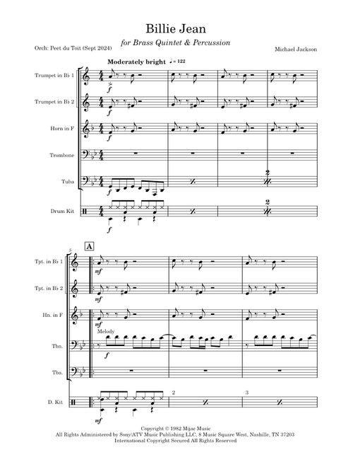 Billy Jean – Michael Jackson