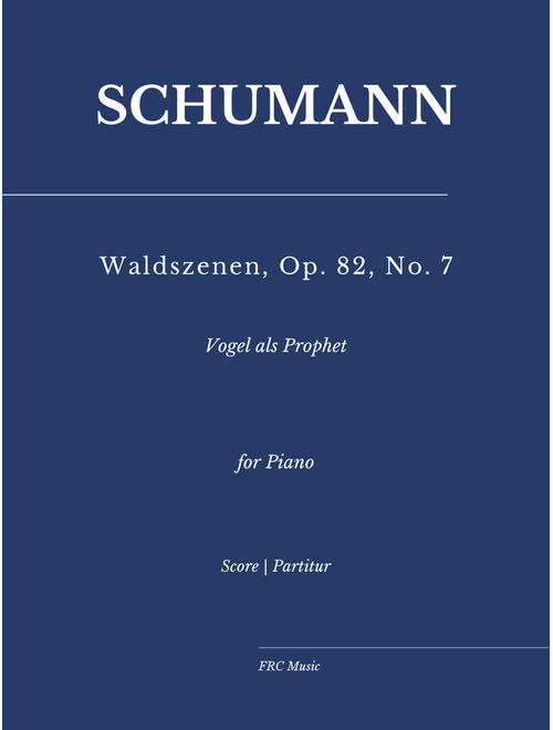 Schumann: Waldszenen, Op. 82 - No. 7, Vogel als Prophet (as played by Víkingur Ólafsson) (Arr. Flavio Regis Cunha) - Vikingur Olafsson and Robert Schumann (Piano Solo)