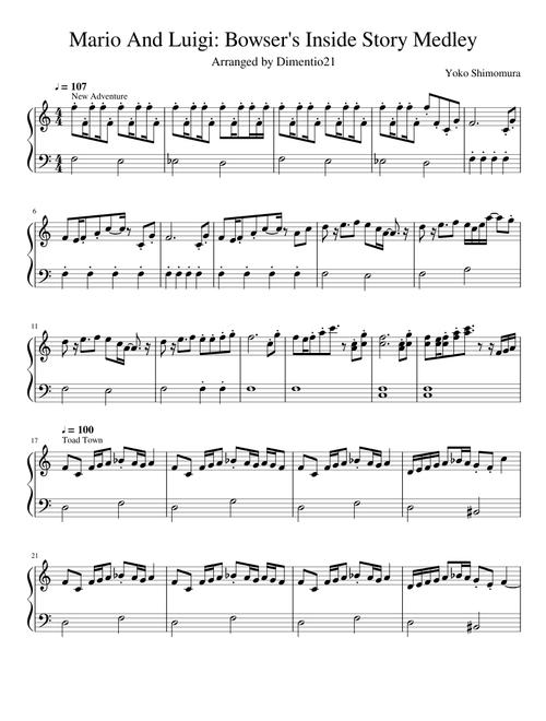 Mario and Luigi: Bowser's Inside Story Medley