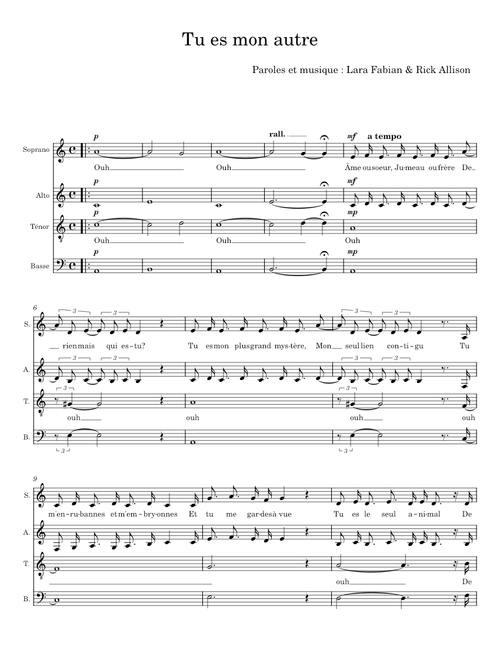 Tu es mon autre - Lara Fabian