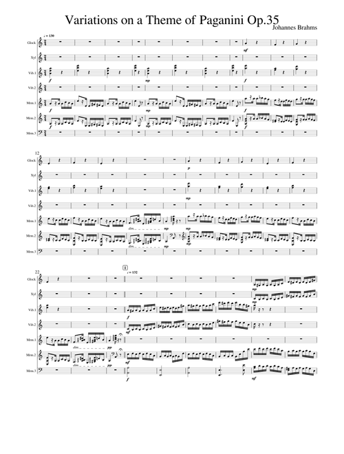 Variations on a Theme of Paganini Op.35(Full)