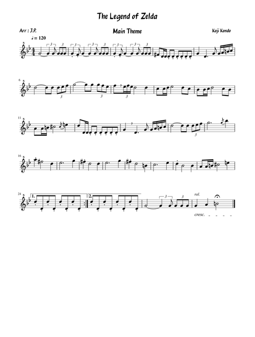 The Legend of Zelda - Main Theme