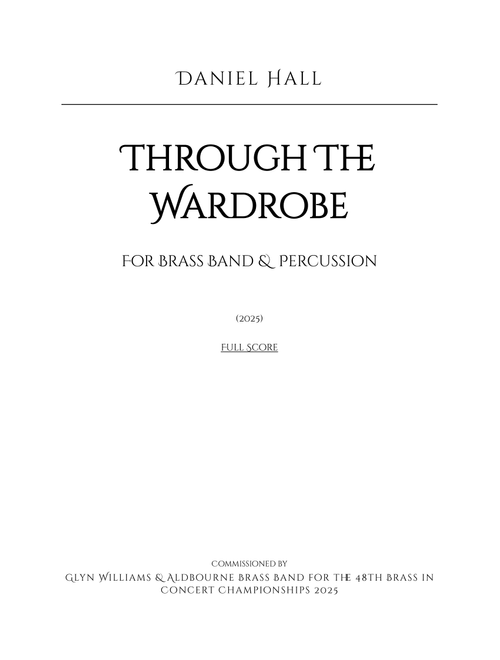 A Narnia Lullaby (Arr. Daniel Hall) - Harry Gregson-Williams (Brass Band)