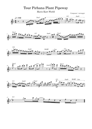 Piranha Plant Pipeline Sheet Music for Piano (Mixed Trio) | MuseScore.com