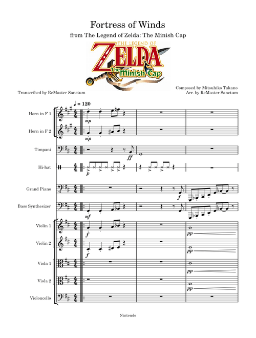 Fortress of Winds - The Legend of Zelda: The Minish Cap – Mitsuhiko Takano
