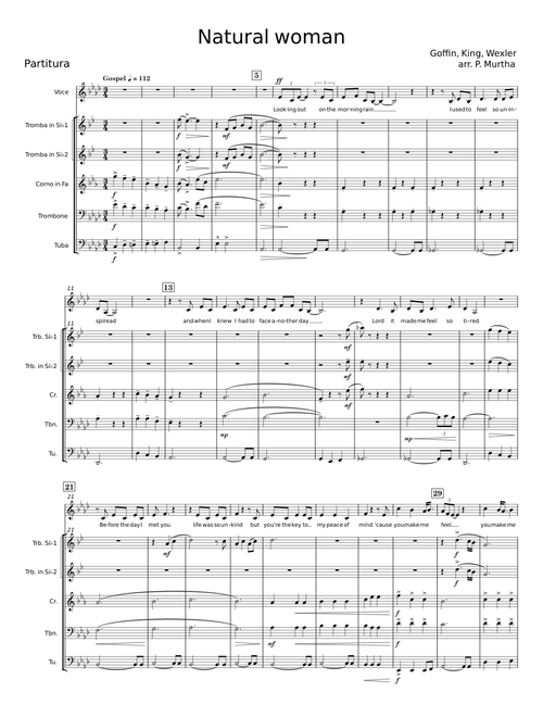 Natural woman – Goffin;King;Wexler