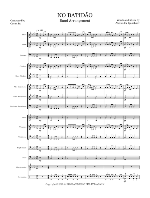 NO BATIDAO - ZXKAI - Band Arrangement Remix - Oscar Su