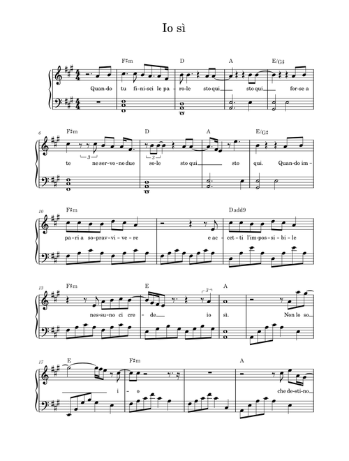 Io sì – Laura Pausini
