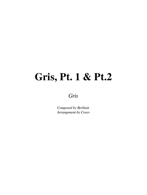 Gris - Pt. 1 & Pt. 2 (Main Theme)