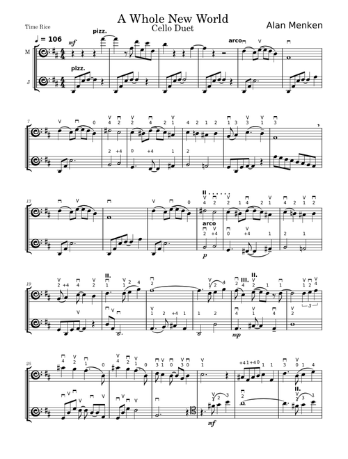 A Whole New World – Alan Menken