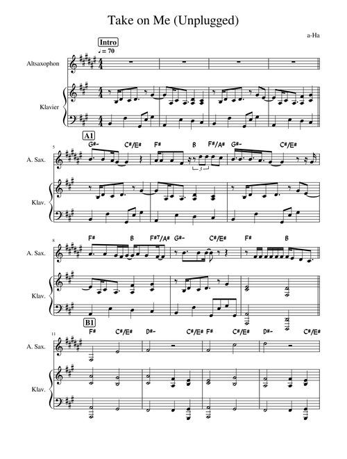 Take on Me Unplugged