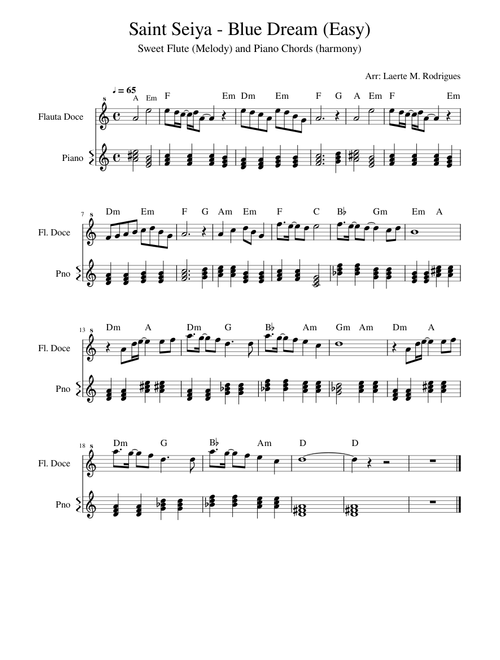 Saint Seiya - Blue Dream (Easy)