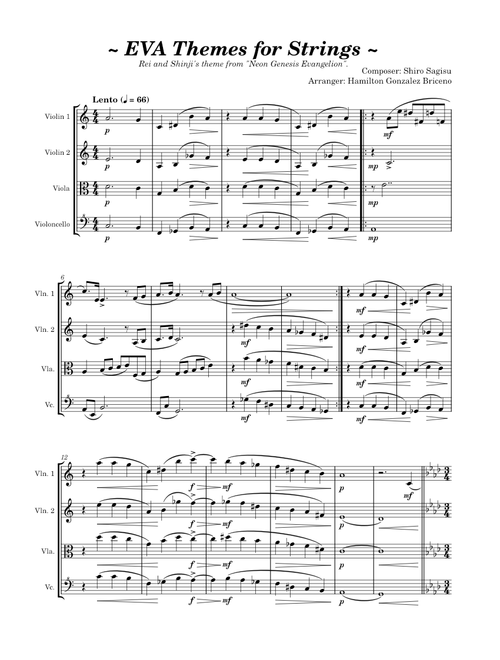 "EVA Themes" - String Ensemble
