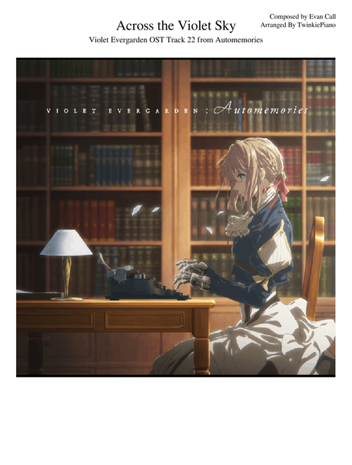 Across the Violet Sky for Orchestra/Symphony | Violet Evergarden Automemories OST Track 22
