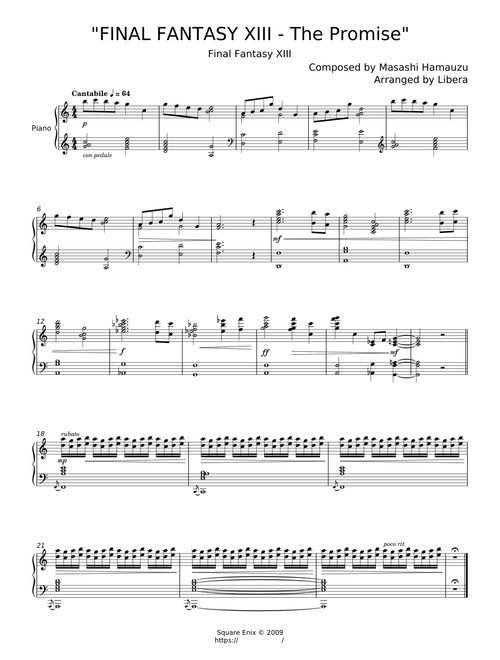 The Promise - Masashi Hamauzu