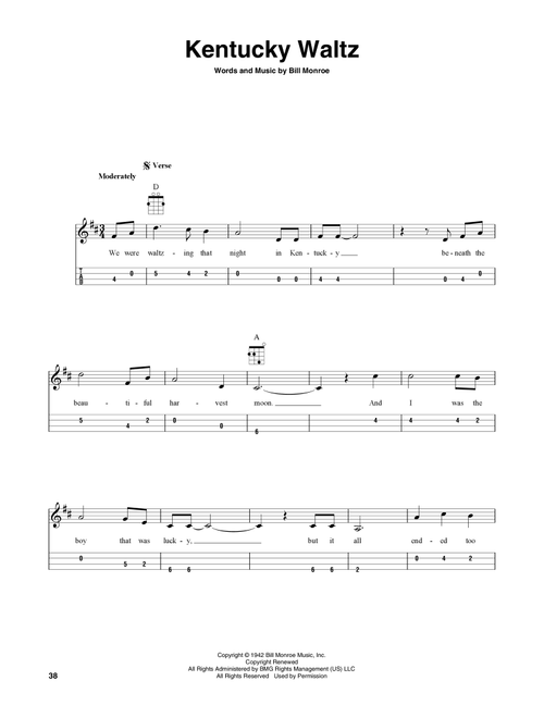 Kentucky Waltz - Eddy Arnold (Mandolin)