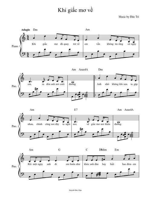 Khi giấc mơ về