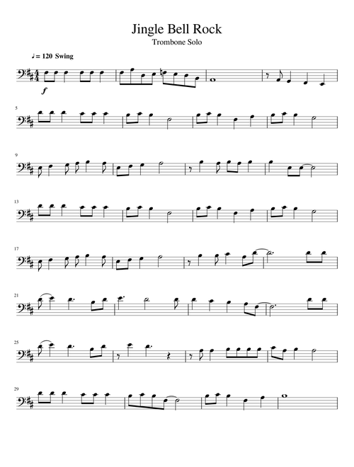Jingle Bell Rock - Trombone Solo