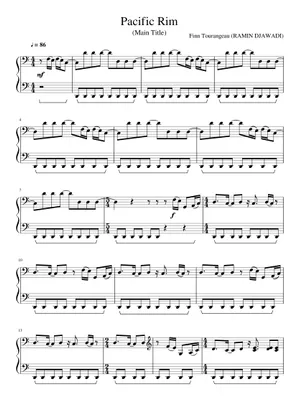 Pacific Rim Main Theme Sheet Music for Piano (Solo) | MuseScore.com