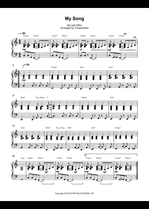 My song – Labi Siffre Sheet Music for Piano (Solo) easy | MuseScore.com