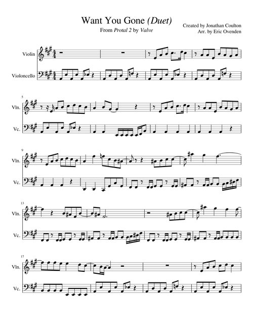 Want You Gone (Duet)