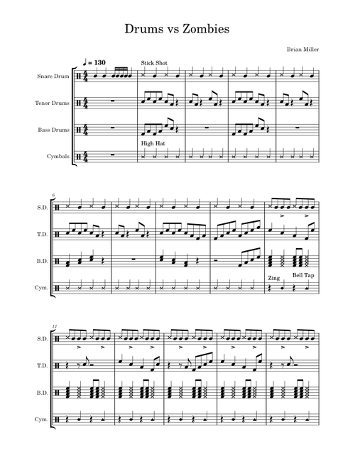 Crazy Dave (Intro Theme) – Laura Shigihara Drums vs Zombies