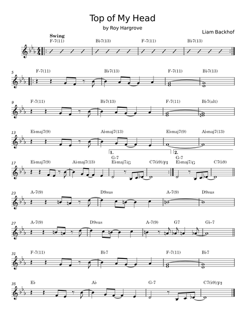 From the Top of My Head - Roy Hargrove