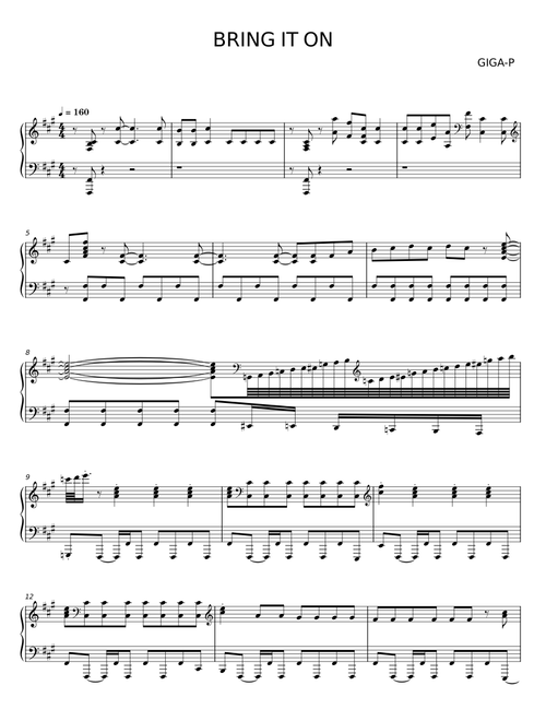 BRING IT ON - Giga-P