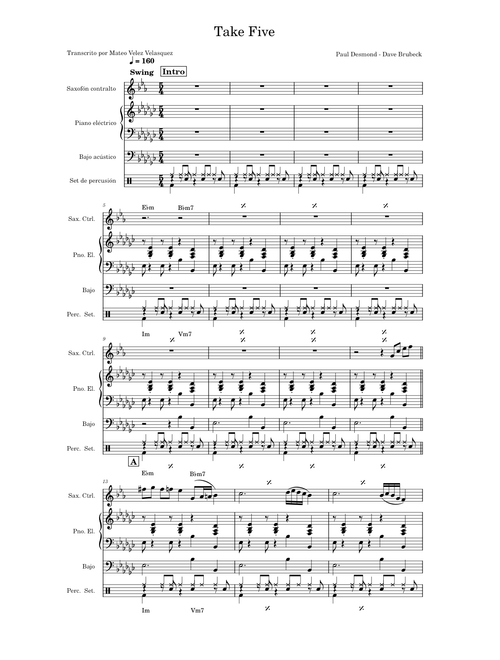 Take Five – Paul Desmond