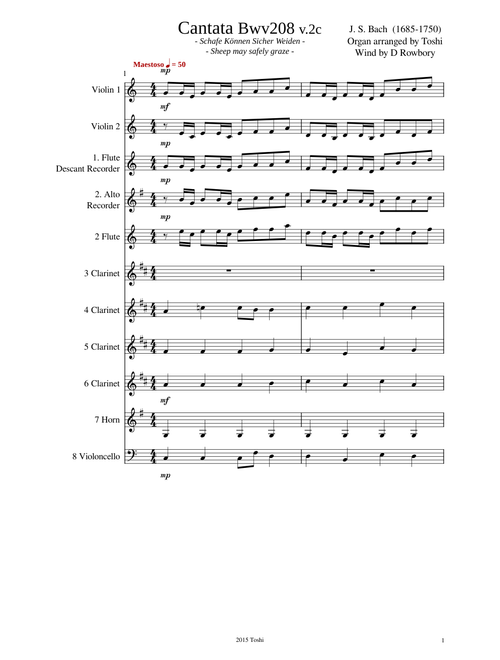 Sheep May Safely Graze, BWV 208 – Johann Sebastian Bach