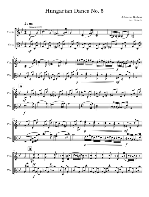 Hungarian Dance No. 5