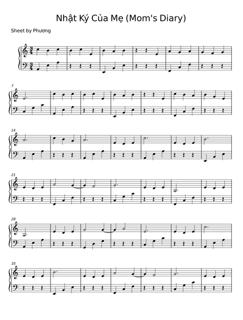 Nhật Ký Của Mẹ - Phương