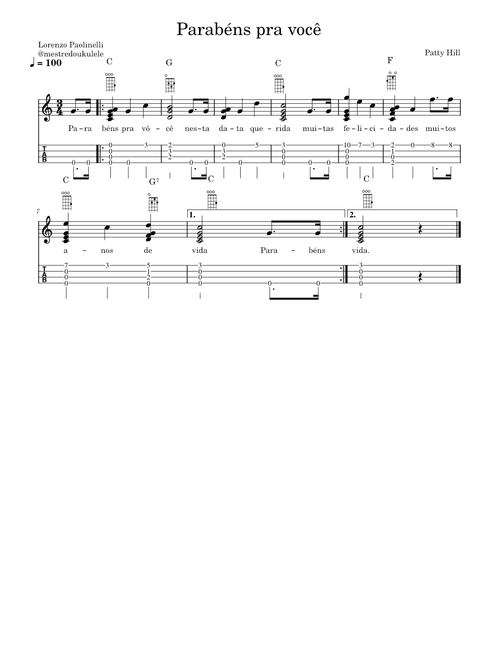 Happy Birthday to You – Misc Traditional