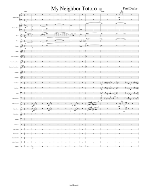 My Neighbor Totoro Concert Band Arrangement