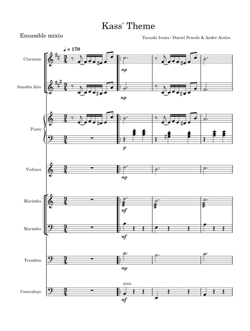 Kass' Theme – Koji Kondo - Yasuaki Iwata - Arreglo para Orquesta