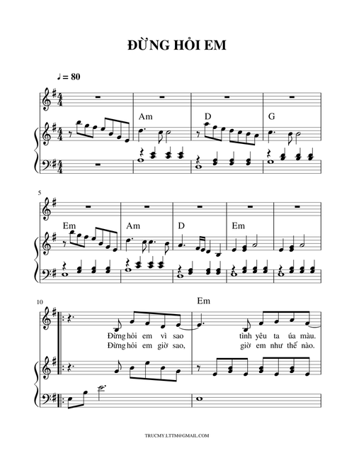 ĐỪNG HỎI EM
