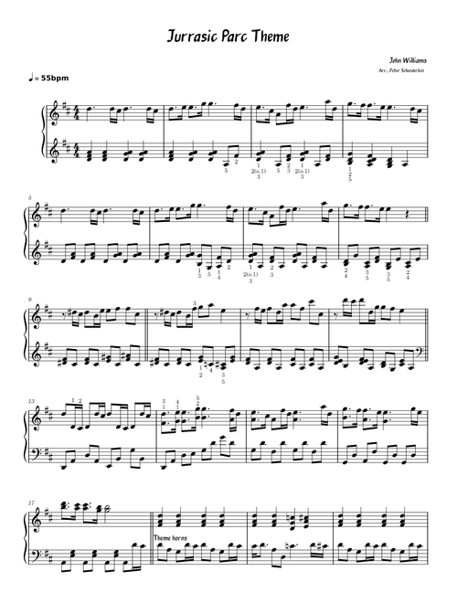 Jurrasic Parc Theme, John Williams