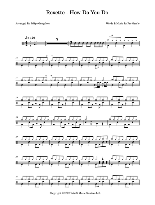 How Do You Do (Arr. The Ninja) - Roxette (Drums)