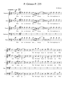 PETER GRIMES ブリテン ピアノヴォーカル譜 楽譜 PETER GRIMES ブリテン ピアノヴォーカル譜 楽譜 Peter Grimes P. 66