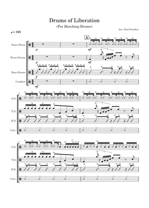 Drums of Liberation – Kohei Tanaka Sheet Music for Drum group, Strings ...