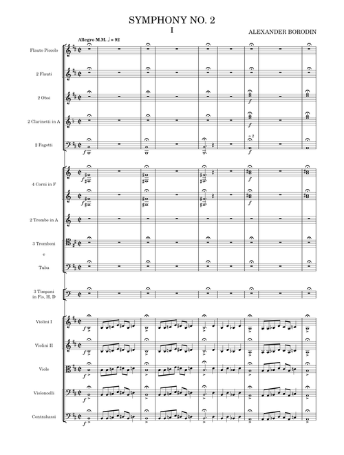 Symphony No.2 – I. Allegro - Aleksandr Borodin