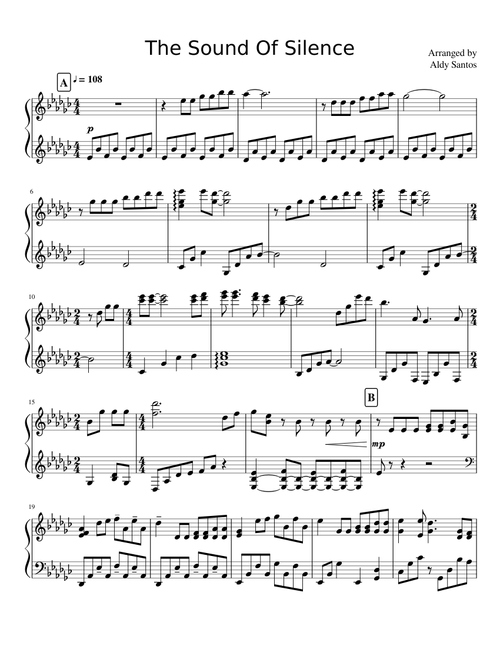 [UNORIGINAL] The Sound Of Silence