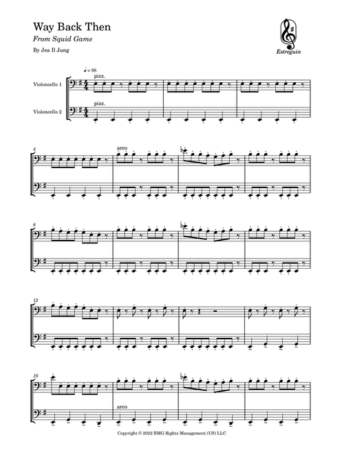 Way Back Then (Arr. Estreguin) - Jaeil Jung (Cello Duet)