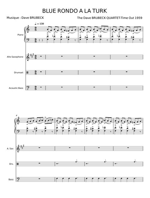 Blue rondo a la turk - The Dave Brubeck Quartet